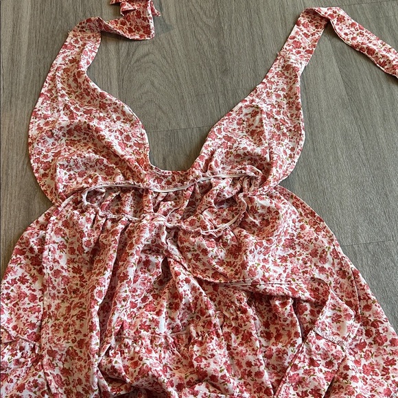 Beachsissi Elegant Floral pink Mini Dress - Picture 5 of 8
